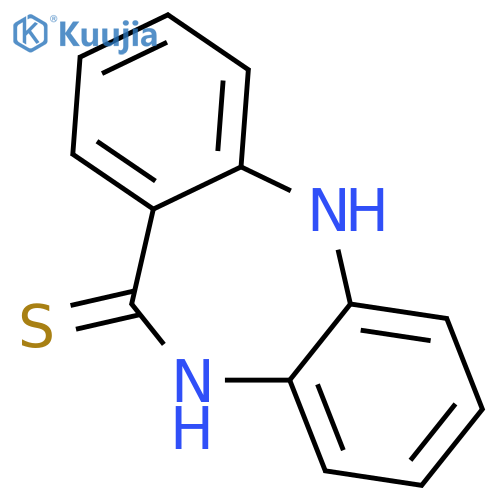 11H-Dibenzo[b,e][1,4]diazepine-11-thione,5,10-dihydro- structure