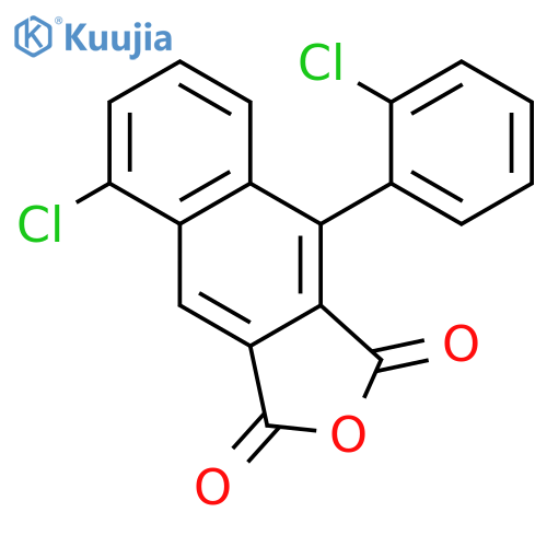 8-Chloro-4-(2-chlorophenyl)naphtho[2,3-c]furan-1,3-dione structure