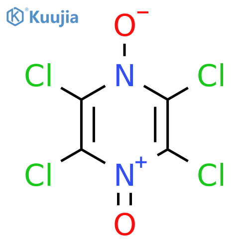 Pyrazine,2,3,5,6-tetrachloro-, 1,4-dioxide structure