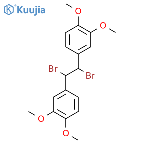4-2-(3,4-Dimethoxyphenyl)-1,2-dibromoethyl-1,2-dimethoxybenzene structure