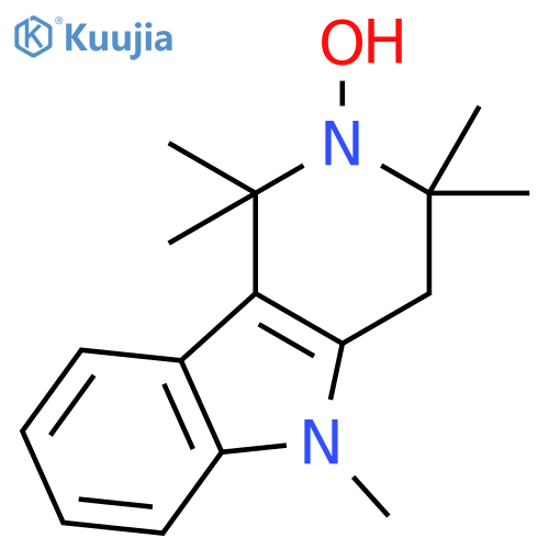 2H-Pyrido[4,3-b]indol-2-yloxy, 1,3,4,5-tetrahydro-1,1,3,3,5-pentamethyl- structure