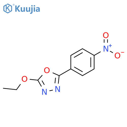 1,3,4-Oxadiazole, 2-ethoxy-5-(4-nitrophenyl)- structure