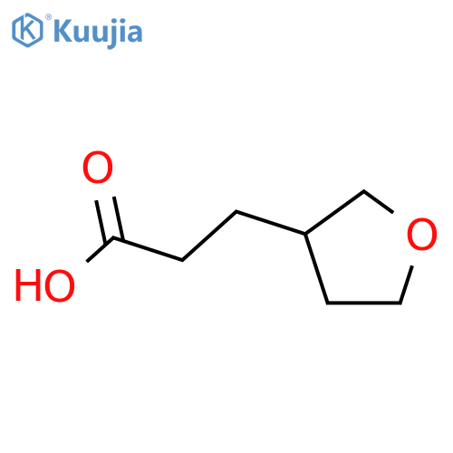 3-(oxolan-3-yl)propanoic acid structure