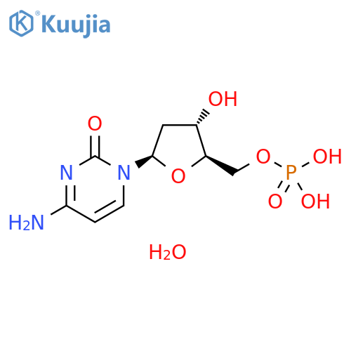 5'-Cytidylic acid, 2'-deoxy-, hydrate (1:1) structure