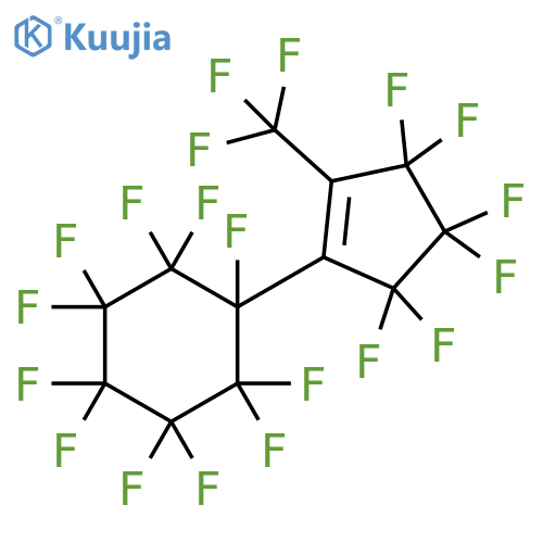 Cyclohexane, 1,1,2,2,3,3,4,4,5,5,6-undecafluoro-6-[3,3,4,4,5,5-hexafluoro-2-(trifluoromethyl)-1-cyclopenten-1-yl]- structure