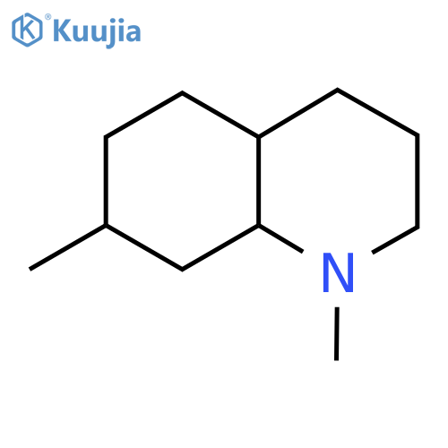 1,7-Dimethyldecahydroquinoline structure