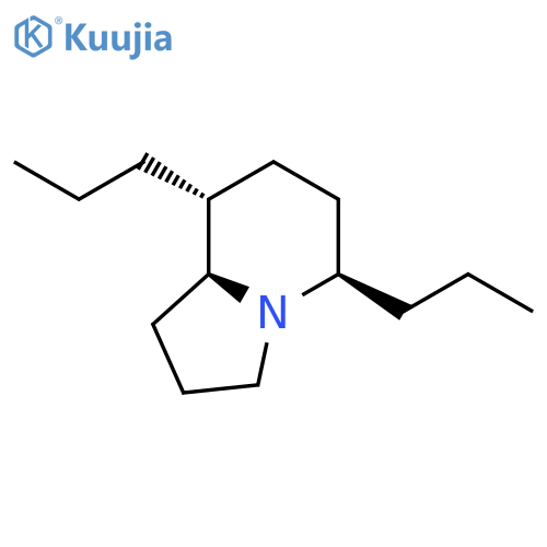 Indolizine, octahydro-5,8-dipropyl-, (5R,8R,8aS)- structure