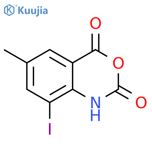 2H-3,1-Benzoxazine-2,4(1H)-dione, 8-iodo-6-methyl- structure