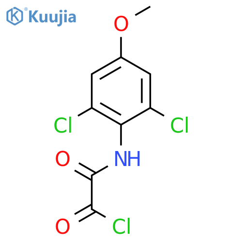 Acetyl chloride, [(2,6-dichloro-4-methoxyphenyl)amino]oxo- structure