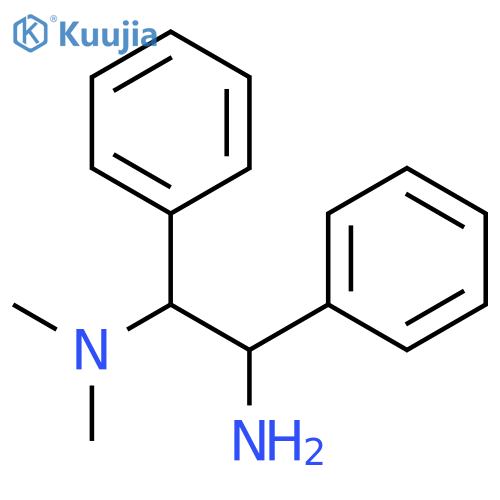 1,2-Ethanediamine, N,N-dimethyl-1,2-diphenyl-, (1R,2R)- structure