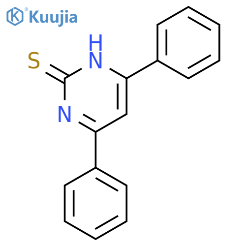 2(1H)-Pyrimidinethione,4,6-diphenyl- structure