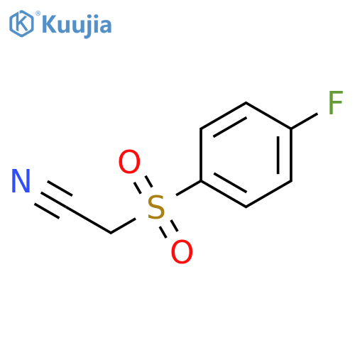 (4-fluorophenyl)sulfonylacetonitrile structure