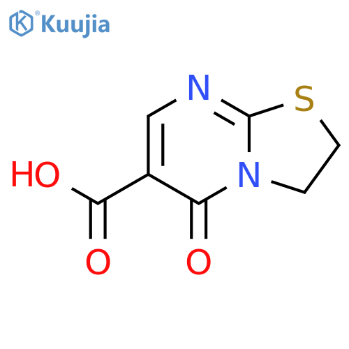5-oxo-2H,3H,5H-[1,3]thiazolo[3,2-a]pyrimidine-6-carboxylic acid structure