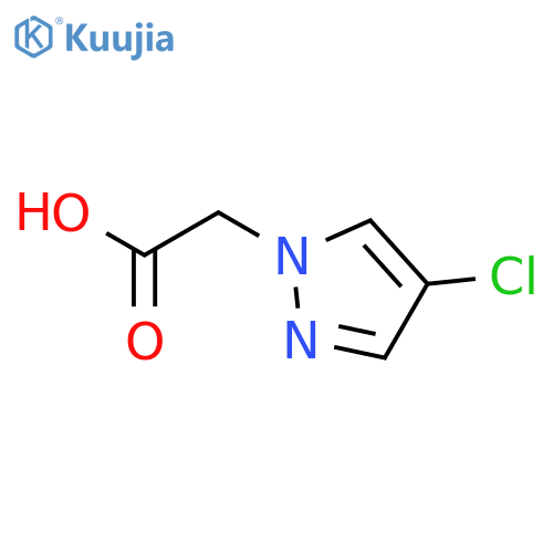 2-(4-chloropyrazol-1-yl)acetic acid structure