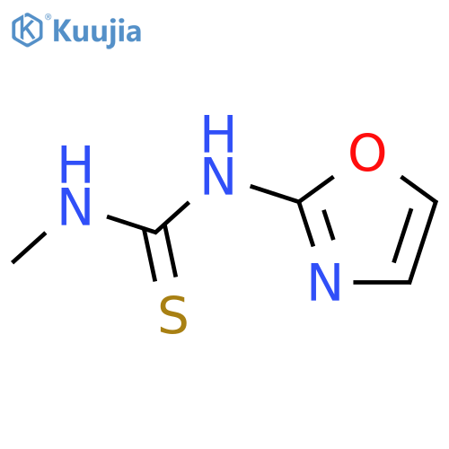 Thiourea,N-methyl-N'-2-oxazolyl- structure