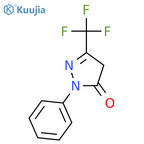 1-Phenyl-3-(trifluoromethyl)-2-pyrazolin-5-one structure