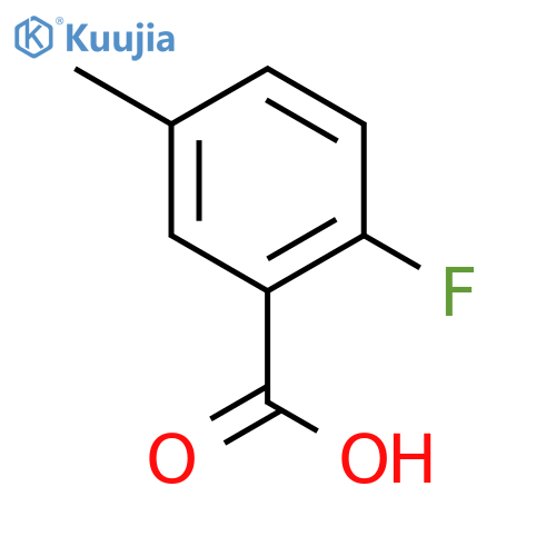 2-Fluoro-5-methylbenzoic acid structure