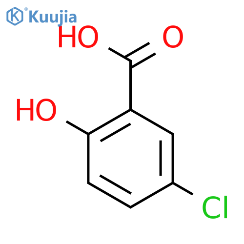5-Chloro-2-hydroxybenzoic acid structure