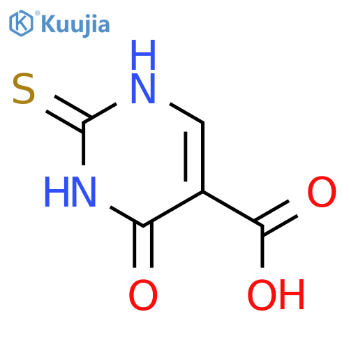 5-PYRIMIDINECARBOXYLIC ACID, 1,2,3,4-TETRAHYDRO-4-OXO-2-THIOXO- structure