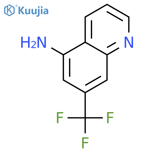 7-(trifluoromethyl)quinolin-5-amine structure