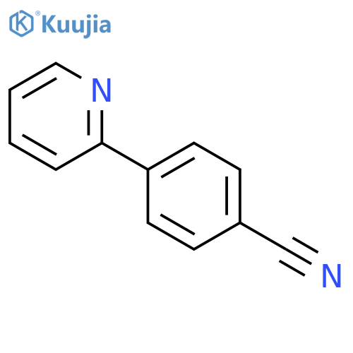 4-(Pyridin-2-yl)benzonitrile structure