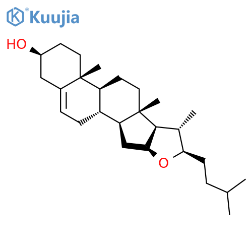 Furost-5-en-3-ol, (3b,22b)- structure