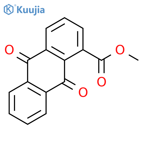 9,10-Dihydro-9,10-dioxoanthracene-1-carboxylic acid methyl ester structure