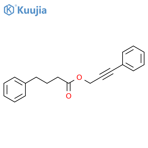 Benzenebutanoic acid, 3-phenyl-2-propynyl ester structure