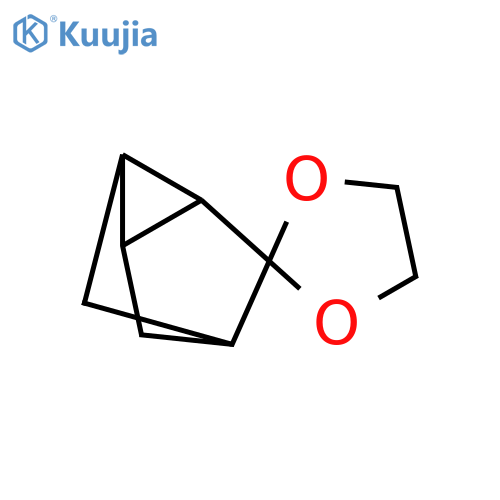 Spiro[1,3-dioxolane-2,3'-tricyclo[2.2.1.02,6]heptane](7CI,8CI,9CI) structure