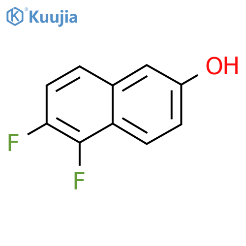 2-Naphthalenol,5,6-difluoro- structure