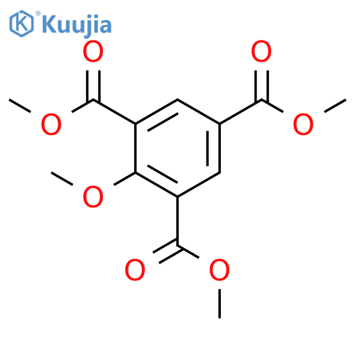 1,3,5-Benzenetricarboxylic acid, 2-methoxy-, trimethyl ester structure