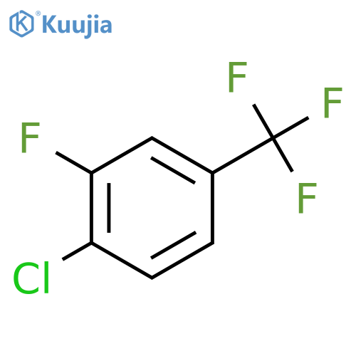 4-Chloro-3-fluorobenzotrifluoride structure