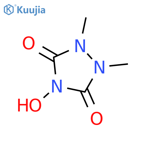 1,2,4-Triazolidine-3,5-dione, 4-hydroxy-1,2-dimethyl- (9CI) structure