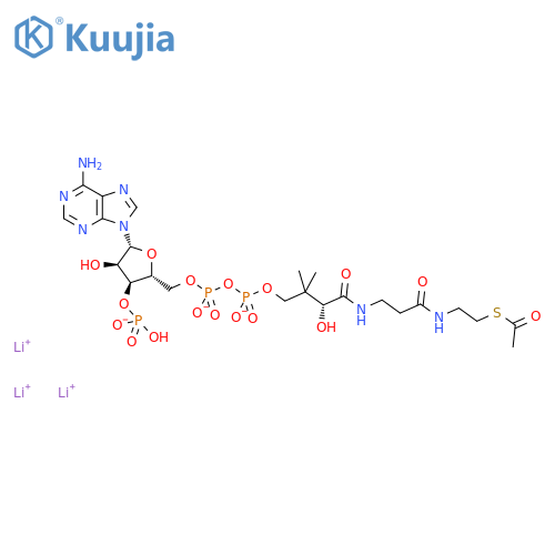Acetyl CoenzymeA Lithium Salt structure