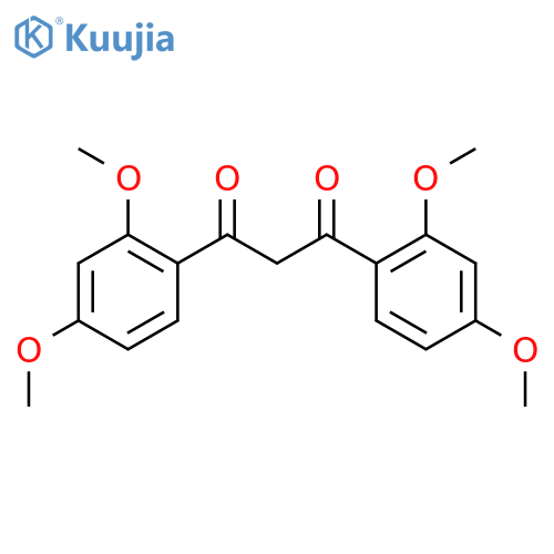 1,3-bis(2,4-dimethoxyphenyl)propane-1,3-dione structure