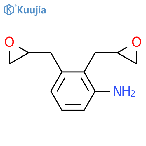 Benzenamine,bis(2-oxiranylmethyl)- structure