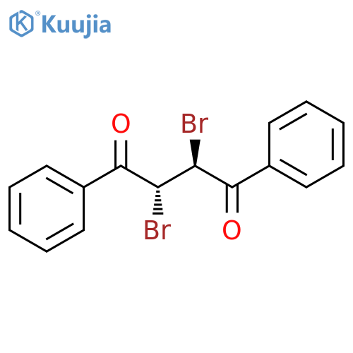 1,4-Butanedione, 2,3-dibromo-1,4-diphenyl-, (2R,3S)-rel- structure