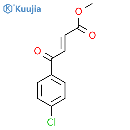 methyl (2E)-4-(4-chlorophenyl)-4-oxobut-2-enoate structure