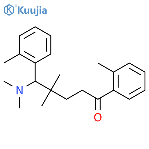 5-(dimethylamino)-4,4-dimethyl-1,5-bis(2-methylphenyl)pentan-1-one structure