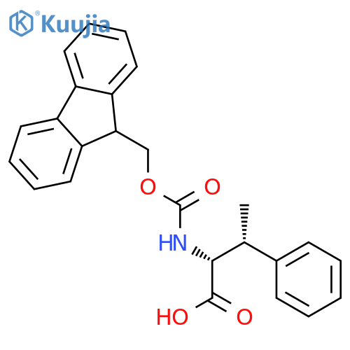 N-Fmoc-erythro-DL-beta-methylphenylalanine structure