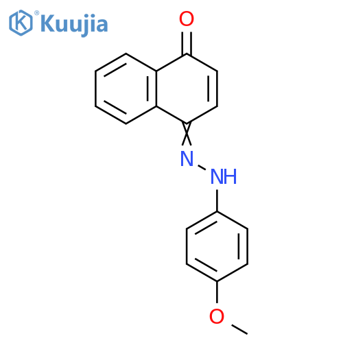 1,4-Naphthalenedione, mono[(4-methoxyphenyl)hydrazone] structure