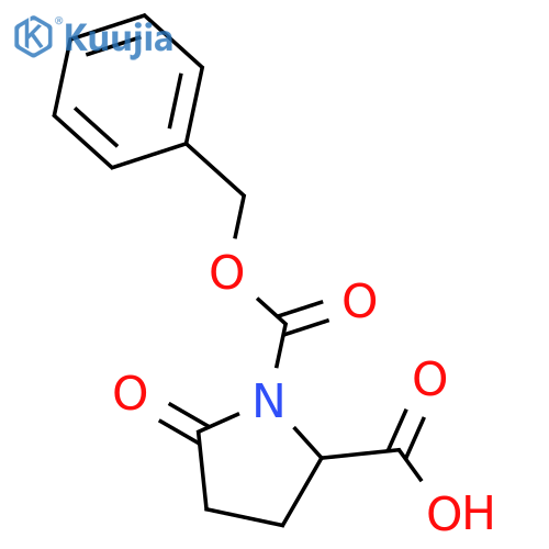 Cbz-L-pyroglutamic acid structure