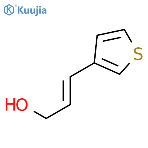 3-(thiophen-3-yl)prop-2-en-1-ol structure
