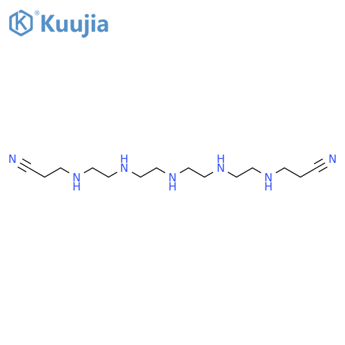 4,7,10,13,16-Pentaazanonadecanedinitrile structure