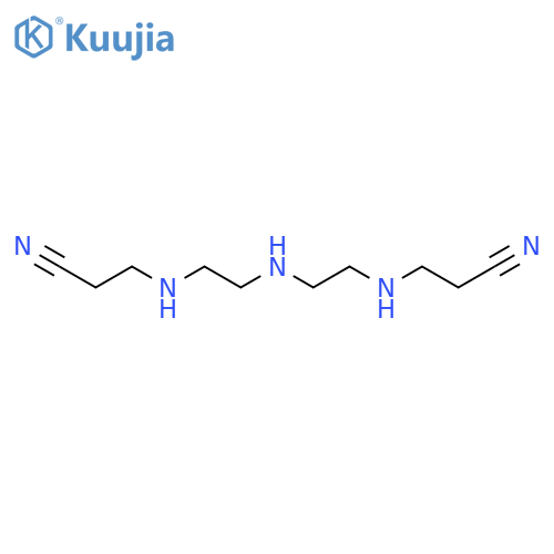 Propanenitrile,3,3'-[iminobis(2,1-ethanediylimino)]bis- structure