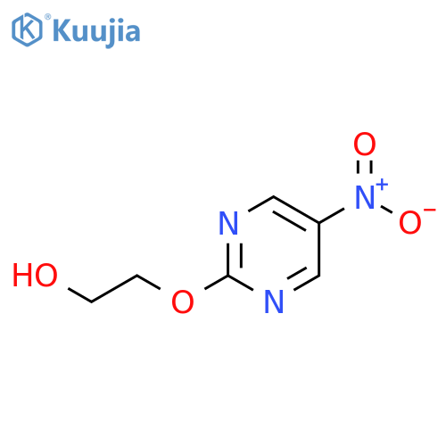 Ethanol,2-[(5-nitro-2-pyrimidinyl)oxy]- structure