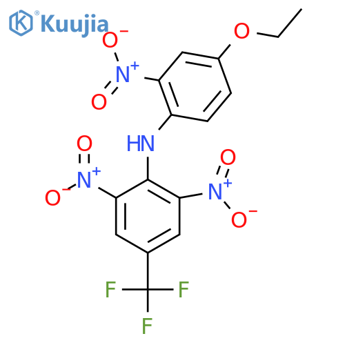 N-(4-ethoxy-2-nitrophenyl)-2,6-dinitro-4-(trifluoromethyl)aniline structure