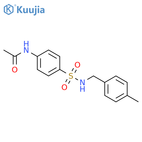 4'-(4-Methylbenzylsulfamoyl)acetanilide structure
