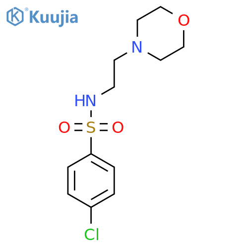 ((4-Chlorophenyl)sulfonyl)(2-morpholin-4-ylethyl)amine structure