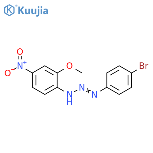 1-Triazene, 1-(4-bromophenyl)-3-(2-methoxy-4-nitrophenyl)- structure